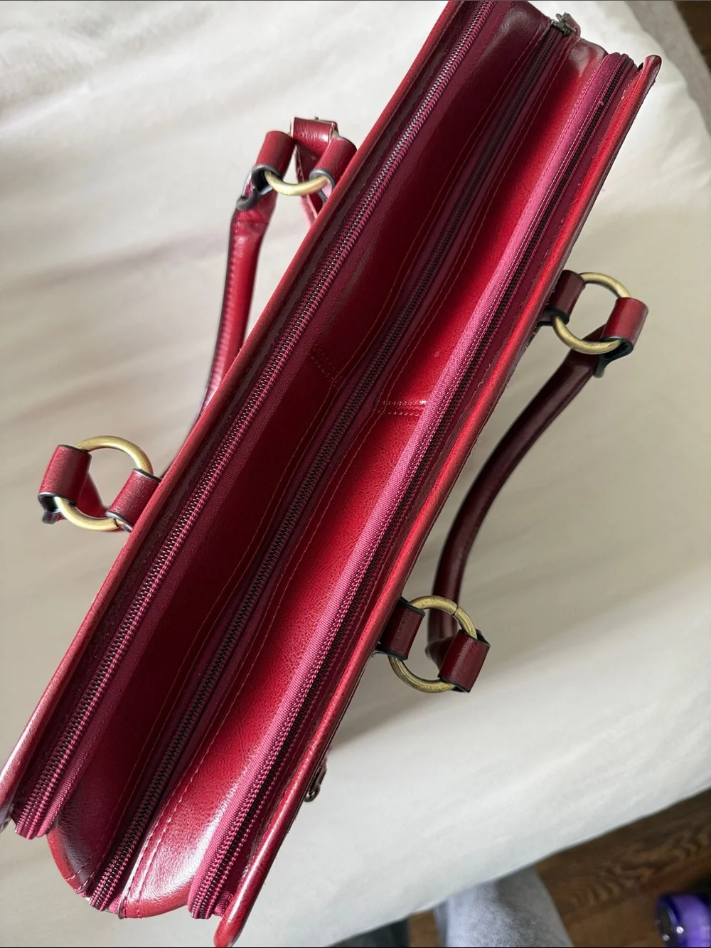 Kattee Women’s Genuine Leather Laptop Bag